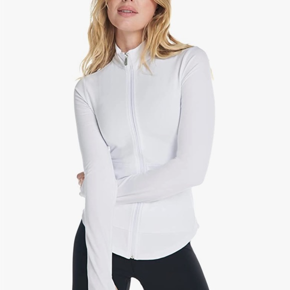 Kyodan- Women’s Recreation Zip Up Long Sleeve in white- Size M - Picture 1 of 9